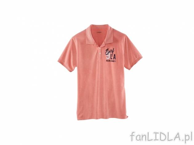 Koszulka polo Livergy, cena 27,00 PLN za 1 szt. 
- 3 wzory 
- rozmiary: XL - 4 XL ...