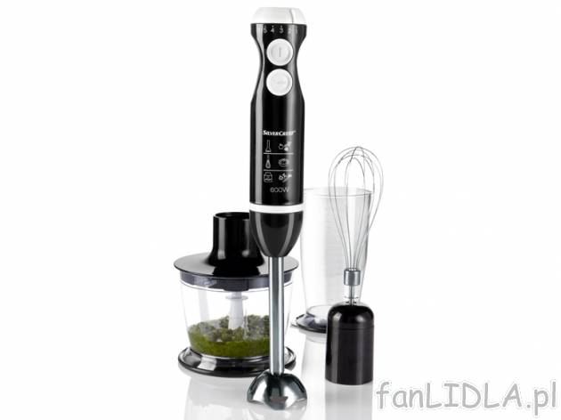 Blender 600W z akcesoriami Silvercrest Kitchen Tools, cena 88,00 PLN za 1 opak. ...