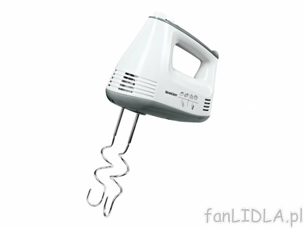 Mikser ręczny 300W Silvercrest Kitchen Tools, cena 49,99 PLN za 1 opak. 
- 5 poziomów ...