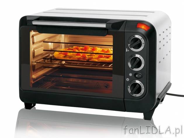 Piekarnik elektryczny 1380W Silvercrest Kitchen Tools, cena 149,00 PLN za 1 opak. ...