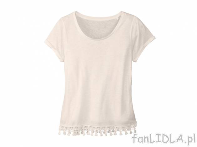 Bluzka z lnem Esmara, cena 24,99 PLN za 1 szt. 
- 4 wzory 
- rozmiary: XS - L (nie ...