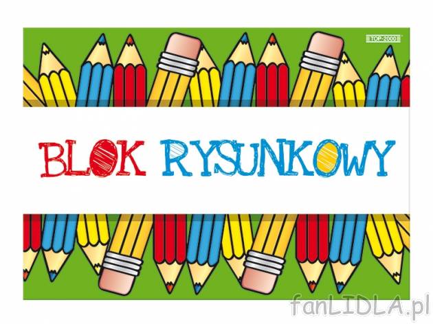 Blok A4 rysunkowy 20 kartek lub techniczny 10 kartek , cena 1,39 PLN za 1 szt. 
- ...