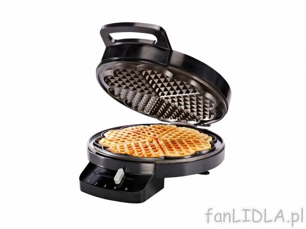 Gofrownica 1200 W , cena 49,99 PLN 
- wysokiej jakości powłoka fitrmy ILAG® ...