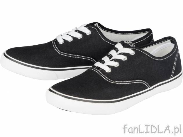 Buty męskie Livergy, cena 29,99 PLN 
- rozmiary: 41-46
- z wytrzymałej tkaniny
Dostępne ...
