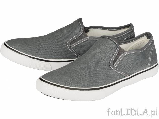 Buty męskie Livergy, cena 29,99 PLN 
- rozmiary: 41-45
- z wytrzymałej tkaniny
- ...