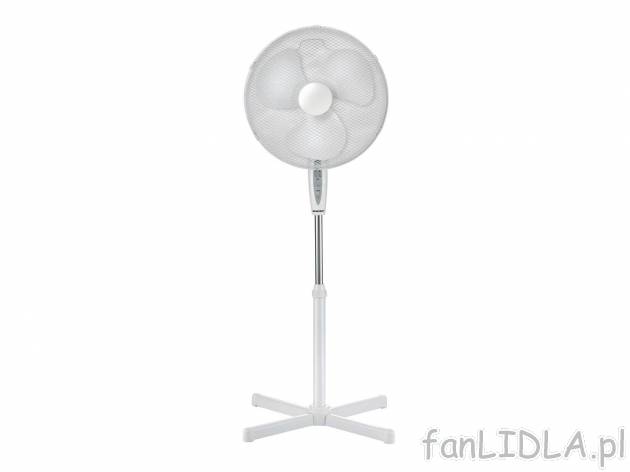 Wentylator stojący 45 W Silvercrest, cena 119,00 PLN 
- wys.: 105-125 cm
- dł. ...