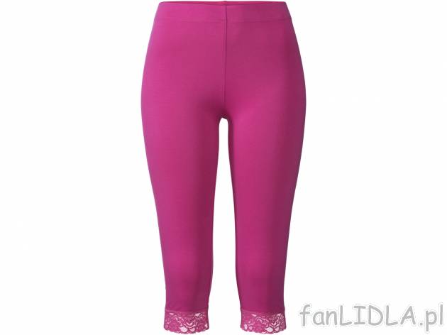 Legginsy damskie Esmara, cena 19,99 PLN 
- 95% bawełny, 5% elastanu
- rozmiary: ...