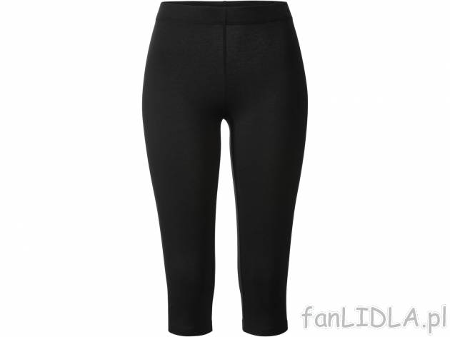 Legginsy damskie Esmara, cena 19,99 PLN 
- 95% bawełny, 5% elastanu
- rozmiary: ...