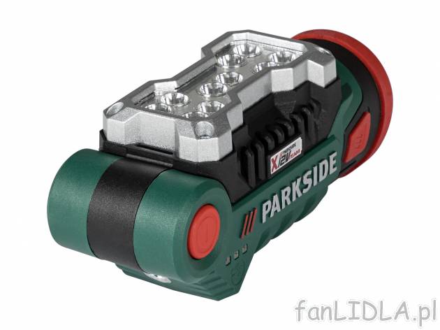 Akumulatorowa lampa robocza LED Parkside, X12VTeam, cena 99,00 PLN 
- wytrzymały ...