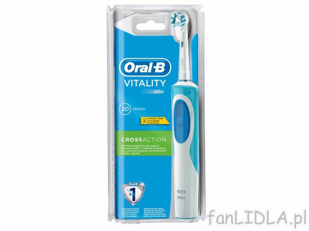Szczoteczka elektryczna Vitality D12 , cena 64,90 PLN 
- w zestawie: stacja ładująca, ...