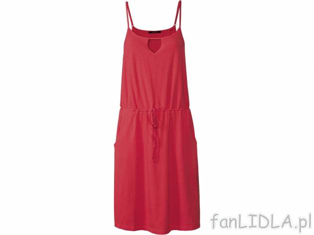 Sukienka damska Esmara, cena 24,99 PLN 
- 95% bawełny, 5% elastanu (LYCRA®)
- ...