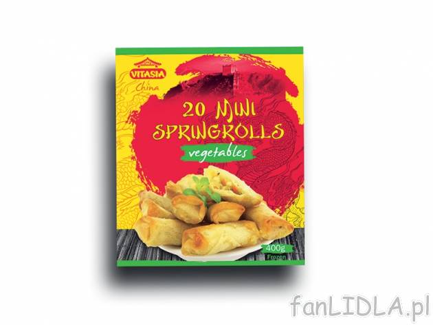 Sajgonki , cena 4,00 PLN za 2x150g/2x175 g/400 g/1 opak., 1 kg=14,80/12,69/11,10 ...