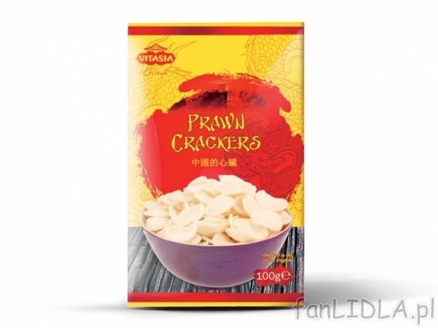 Chipsy krewetkowe , cena 3,00 PLN za 100 g/1 opak. 
Oferta ważna od 24.07 do wyczerpania ...