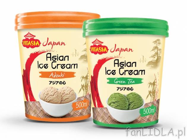 Lody w stylu azjatyckim , cena 6,00 PLN za 500 ml/1 opak., 1 l=12,98 PLN. 
Oferta ...