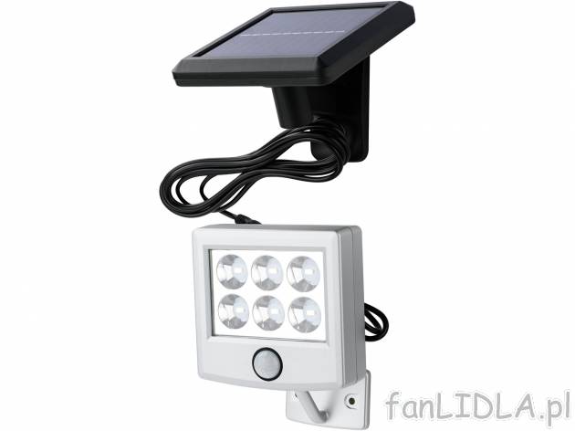 Reflektor solarny SMD LED Livarno, cena 39,99 PLN 
- odporny na temp. do -21°C
- ...