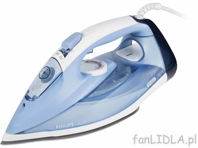 Żelazko parowe Philips Azul EasySpeed 2000 W , cena 69,90 PLN 
- zbiornik na wodę ...