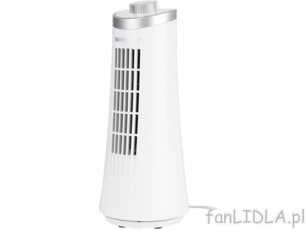 Miniwentylator kolumnowy 15 W Silvercrest, cena 69,90 PLN 
- wysokość: 31,5 cm
- ...