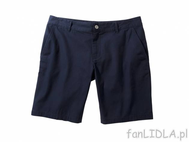 Bermudy z twillu Livergy, cena 34,99 PLN za 1 para 
- rozmiar: 48 - 56 (nie wszystkie ...