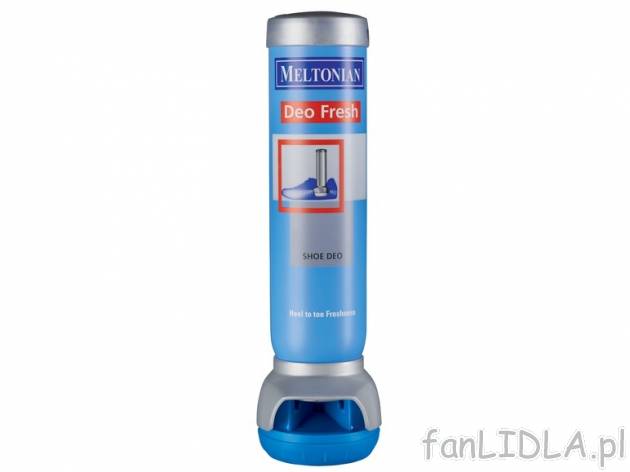Odswieżacz do obuwia 100 ml , cena 7,99 PLN za 1 opak. 
- bardzo łatwa i wygodna ...