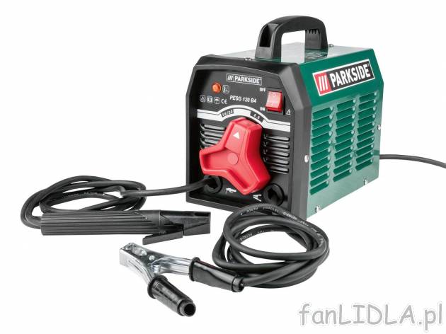 Spawarka elektryczna Parkside PESG 120 B4, cena 199,00 PLN 
- 2-metrowy przewód ...