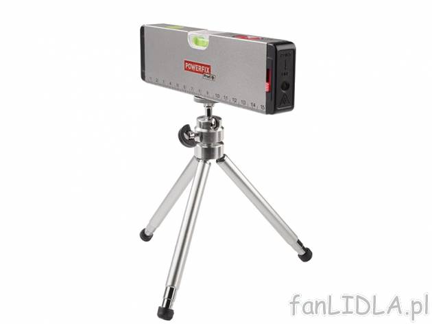 Poziomnica laserowa Powerfix, cena 39,99 PLN za 1 opak. 
- 2 zintegrowane magnesy ...
