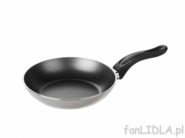 Patelnia aluminiowa Ernesto, cena 19,99 PLN za 1 szt. 
- średnica ok. 24 cm 
- ...
