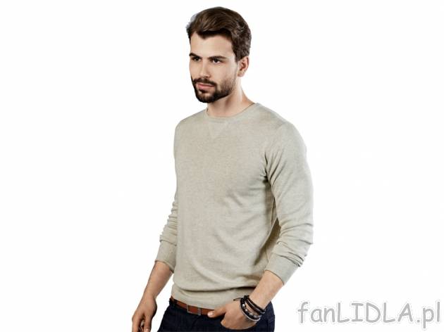 Sweter Livergy, cena 39,99 PLN za 1 szt. 
- przyjemnie miękki i delikatny
- materiał:
50% ...