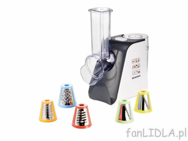 Elektryczna tarka do warzyw 150 W Silverscrest Kitchen Tools, cena 99,00 PLN 
- ...