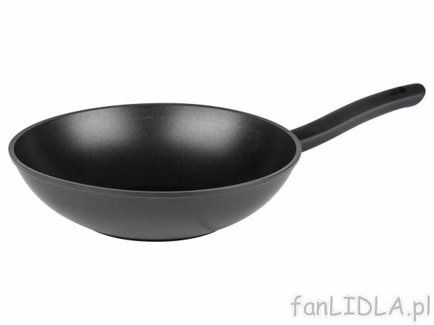 Wok aluminiowy Ernesto, cena 49,99 PLN 
- przystosowany do mycia w zmywarce
- do ...