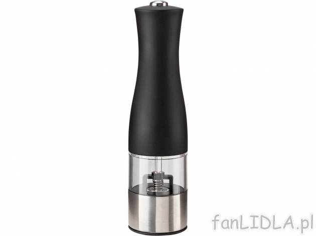 Młynek elektryczny Silverscrest Kitchen Tools, cena 34,99 PLN 
3 kolory 
- wysokość ...