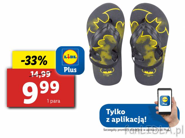 Japonki dziecięce , cena 14,99 PLN 
- rozmiary: 24-29
- z paskiem na piętę
- ...