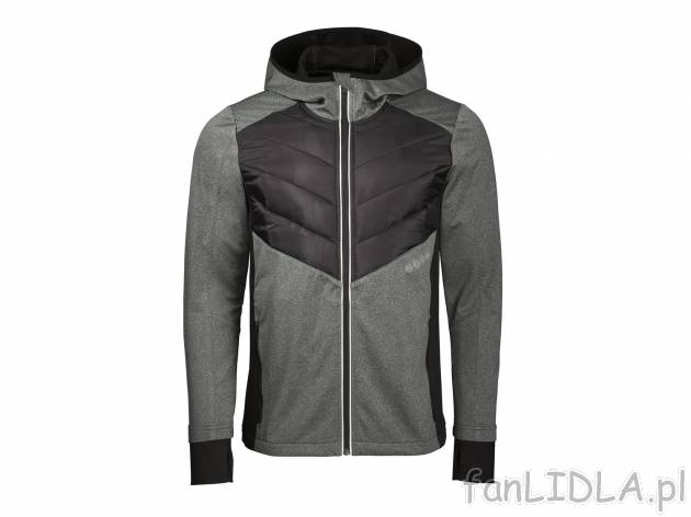 Męska kurtka Softshell , cena 49,99 PLN. Kurtka ze stójką, zapinana na zamek, ...
