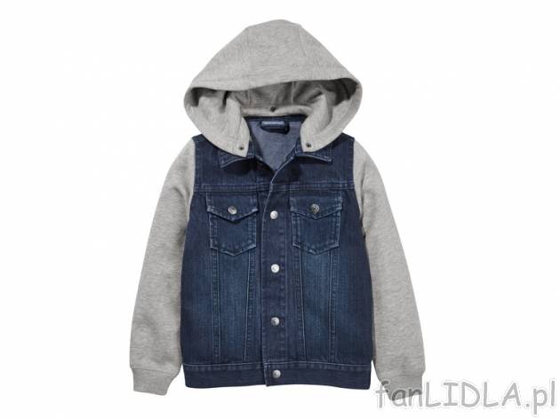 Kurtka jeansowa Pepperts, cena 49,99 PLN za 1 szt. 
- stylowe połączenie jeansu ...