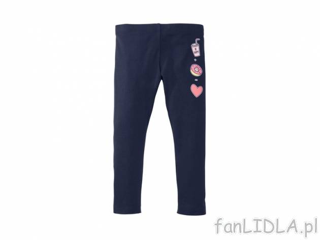 Legginsy Lupilu, cena 12,99 PLN za 1 para 
- materiał: 95% bawełna, 5% elastan ...