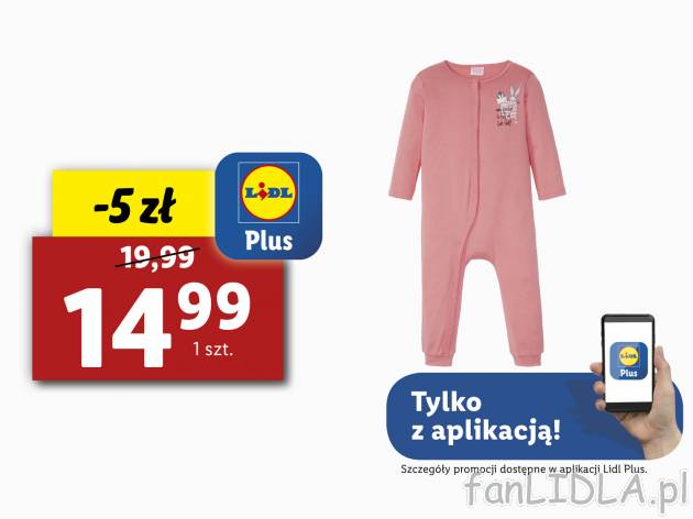 Pajacyk , cena 19,99 PLN 
- 100% bawełny
- zapięcie na całej długości dla ...