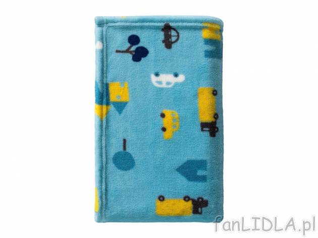 Kocyk dziecięcy Meradiso, cena 17,99 PLN  
-  ok. 75 x 100 cm
Opis

- oeko
- mikrow