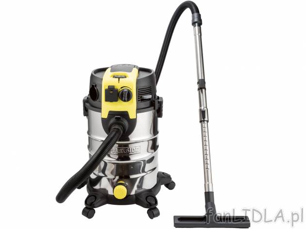 Odkurzacz do pracy na mokro lub sucho 1500 W Parkside, cena 299,00 PLN 
- bogaty ...