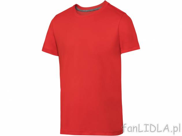 T-shirt sportowy męski Crivit, cena 17,99 PLN 
- rozmiary: M-XL
- szybkoschnący ...