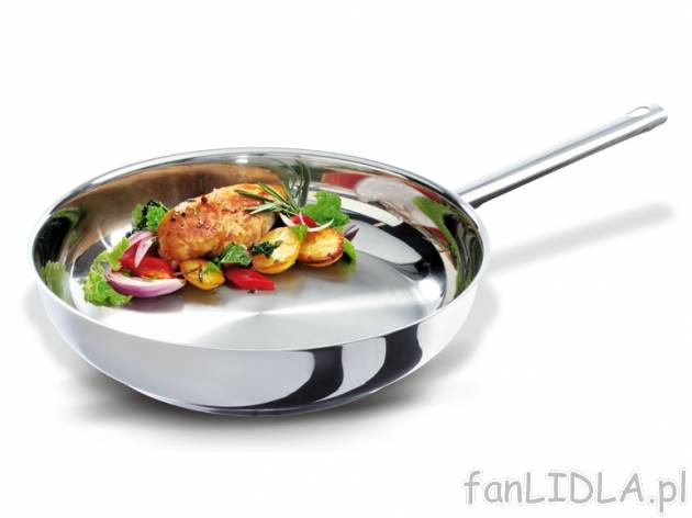 Patelnia, średnica 28 cm Ernesto, cena 99,00 PLN za 1 szt. 
- zamknięte dno z ...