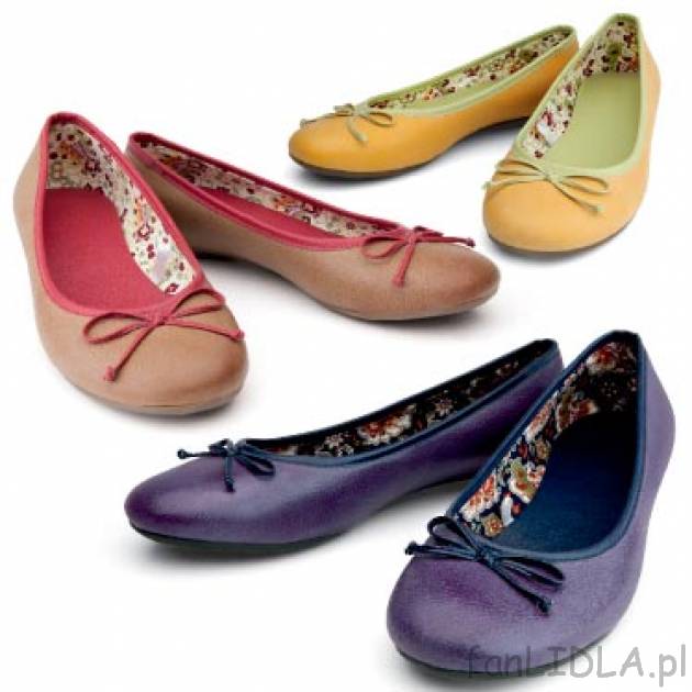Baleriny damskie cena 39,99PLN 
- rozmiary: 37-41
- stylizowane na szalone lata ...