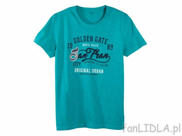 T-shirt Livergy, cena 19,99 PLN za 1 szt. 
- rozmiary: S-XL (nie wszystkie wzory ...