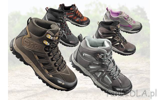 Damskie/męskie buty trekkingowe, cena 75PLN
- metoda wykonania Strobel dla wysokiej ...