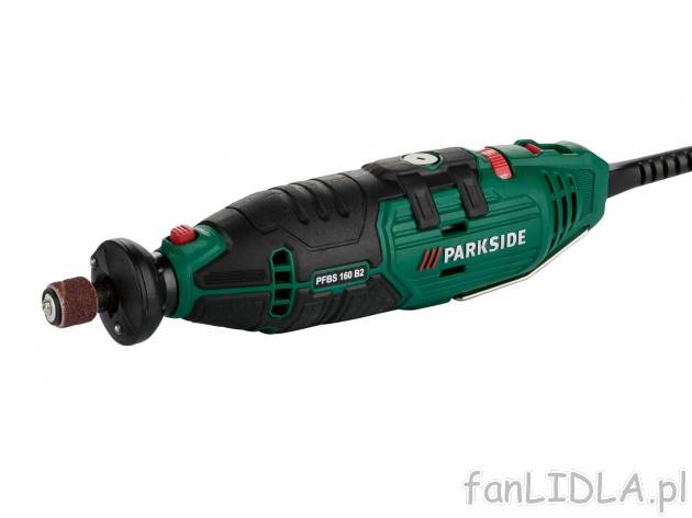 Wiertarkoszlifierka 160 W Parkside PFBS 160 B2, cena 99,90 PLN 
- do wiercenia, ...