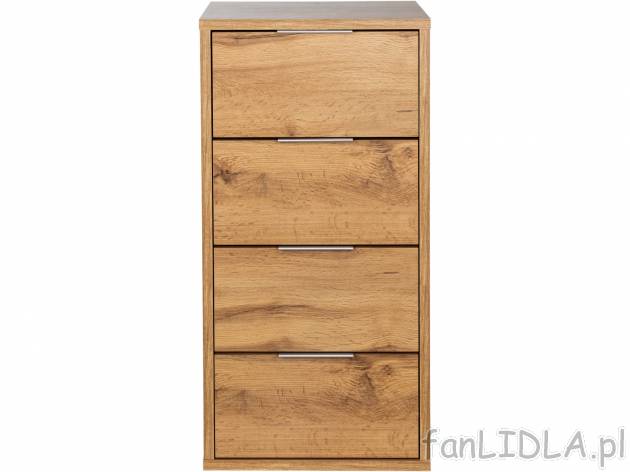 Komoda z 4 szufladami Livarno, cena 199,00 PLN 
- 40 x 80 x 35 cm (szer. x wys. ...