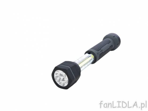Akumulatorowa latarka LED COB , cena 59,90 PLN za 1 szt. 
- wysoka moc światła ...