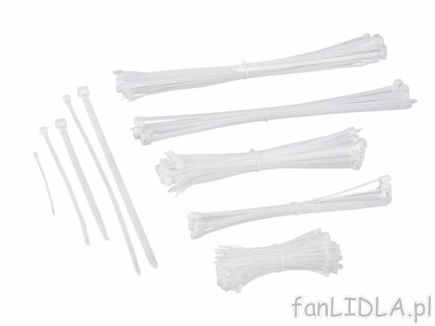 Zestaw opasek do kabli Powerfix, cena 12,99 PLN za 1 opak. 
- 250 szt. w zestawie ...