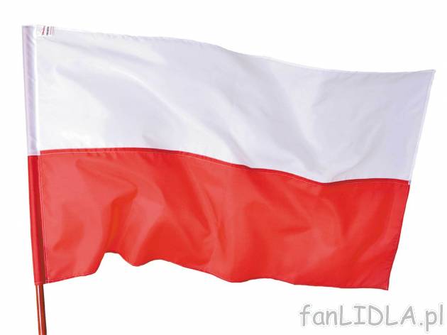 Flaga narodowa , cena 14,99 PLN  
-  112 x 70 cm
