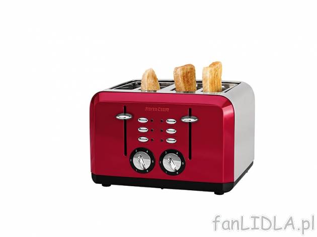 Toster 1630 W Silvercrest Kitchen Tools, cena 69,00 PLN za 1 opak. 
- z dwoma oddzielnie ...