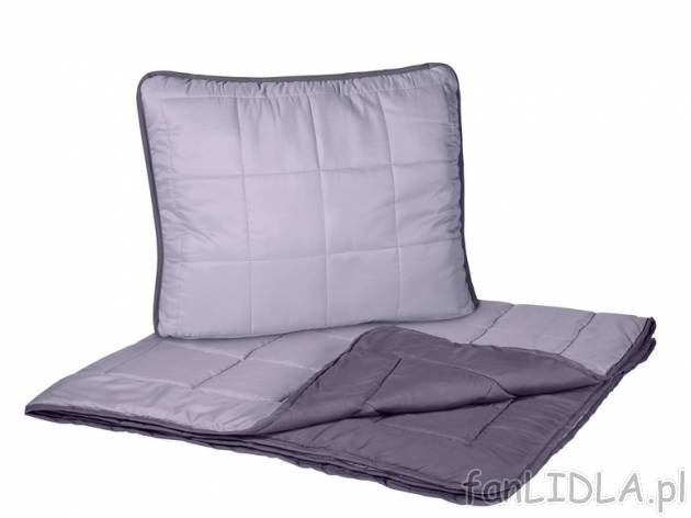 Dwustronny komplet kołdra 140x200cm+ poduszka 70x80cm Meradiso, cena 49,00 PLN ...