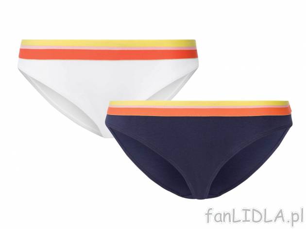 Majtki, 2 pary* Esmara Lingerie, cena 7,99 PLN 
- 95% bawełny, 5% elastanu (LYCRA®)
- ...